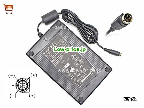 VIEWSONIC ADP-150UB B ACアダプター, 24V 7A ADP-150UB B ラップトップACアダプター, VIEWSONIC24V7A168W-4PIN-SZXF