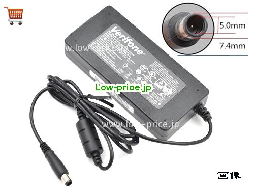 VeriFone 24V3.75A ACアダプター, 24V 3.75A 24V3.75A ラップトップACアダプター, Verifone24V3.75A90W-7.4x5.0mm-Thin