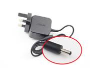 オリジナル ASUS 12V1.5A ACアダプター  ASUS12V1.5A18W-4.0x1.35mm-UK