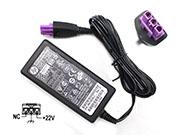 オリジナル HP 22V0.455A ACアダプター  HP22V0.455A10W-Molex-3pins