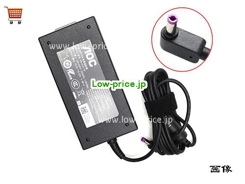 画像 1 AOC AOC PA-1121-19 ACアダプター, 19V 6.32A PA-1121-19 ラップトップACアダプター AOC19V6.32A120W-5.5x2.5mm 