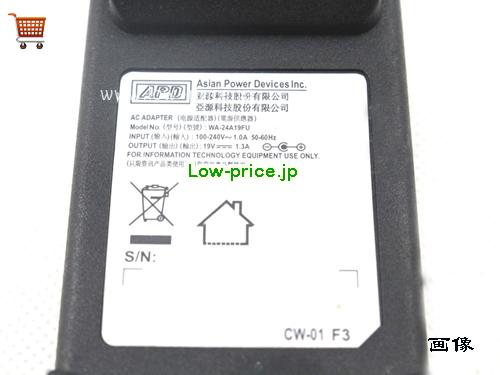 画像 3 APD APD WA-24A19FU ACアダプター, 19V 1.3A WA-24A19FU ラップトップACアダプター APD19V1.3A-6.4x4.0mm 
