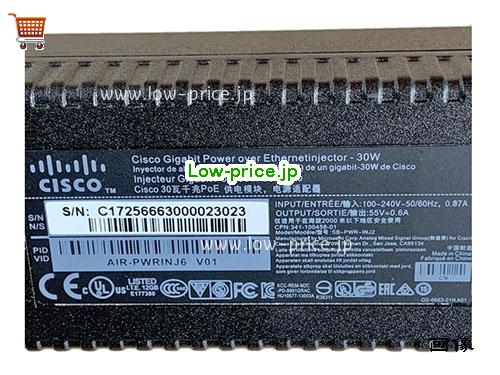 画像 2 CISCO CISCO 341-0330-01 ACアダプター, 55V 0.6A 341-0330-01 ラップトップACアダプター CISCO55V0.6A30W-POE 