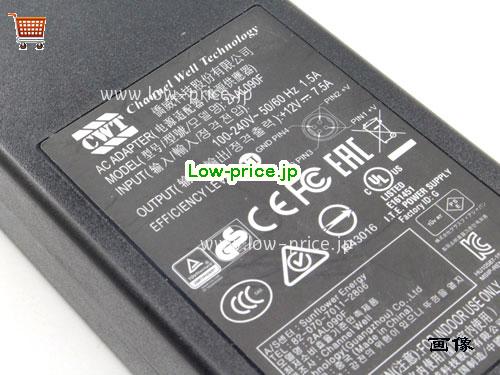 画像 4 CWT CWT  12V 7.5A ラップトップACアダプター CWT12V7.5A90W-4PIN 