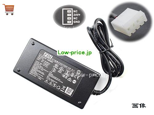画像 1 FDL FDL PRL0602U-24 ACアダプター, 24V 2.5A PRL0602U-24 ラップトップACアダプター FDL24V2.5A60W-M1H4K4P 
