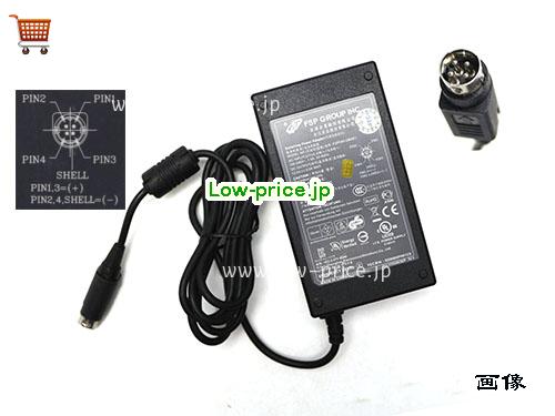 画像 1 FSP FSP 6LL1103403GP ACアダプター, 12V 5A 6LL1103403GP ラップトップACアダプター FSP12V5A60W-4PIN-ZFYZ 