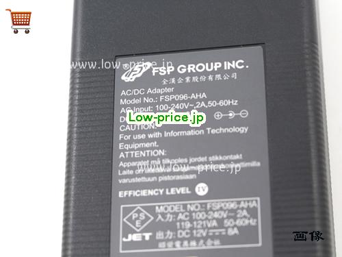 画像 3 FSP FSP FSP096-AHA ACアダプター, 12V 8A FSP096-AHA ラップトップACアダプター FSP12V8A96W-5.5x2.5mm 