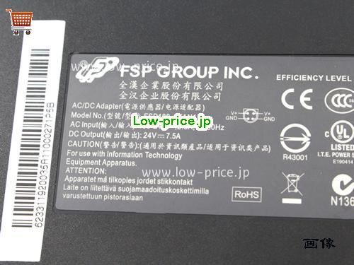 画像 4 LITEON LITEON PA-1151-08QA ACアダプター, 24V 7.5A PA-1151-08QA ラップトップACアダプター FSP24V7.5A180W-4PIN-SZXF 