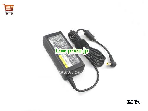 画像 1 FUJITSU FUJITSU PXW1934N ACアダプター, 19V 3.42A PXW1934N ラップトップACアダプター FUJITSU19V3.42A65W-5.5x2.5mm 
