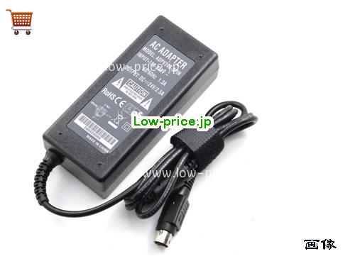 画像 1 EPSON EPSON TM-T88IV RESTICK ラップトップACアダプター, 24V 2.5A TM-T88IV RESTICK のノートパソコン電源のアダプタ LCD24V2.5A60W-3PIN 