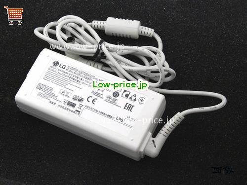 画像 1 LG LG LCAP45 ACアダプター, 19V 2.53A LCAP45 ラップトップACアダプター LG19V2.53A48W-6.5X4.0mm-W 
