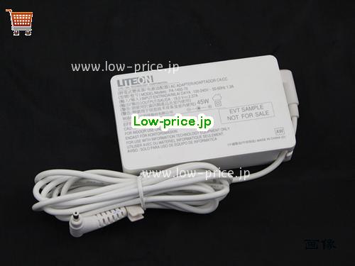 画像 1 LITEON LITEON PA-1450-26 ACアダプター, 19V 2.37A PA-1450-26 ラップトップACアダプター LITEON19V2.37A45W-3.0x1.0mm-W 