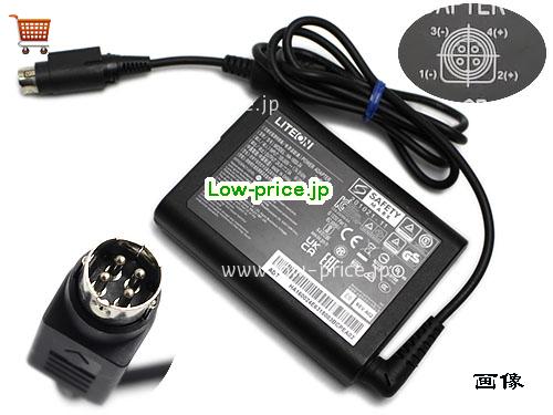 画像 1 LITEON LITEON  24V 2.5A ラップトップACアダプター LITEON24V2.5A60W-4PIN-ZZYF 