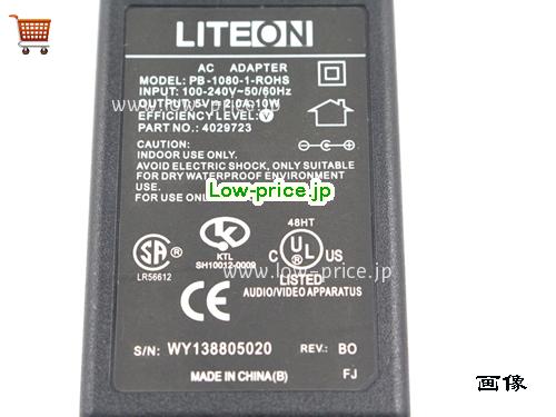 画像 3 LITEON LITEON WY138805020 ACアダプター, 5V 2A WY138805020 ラップトップACアダプター LITEON5V2A10W-4.0x1.7mm-US 