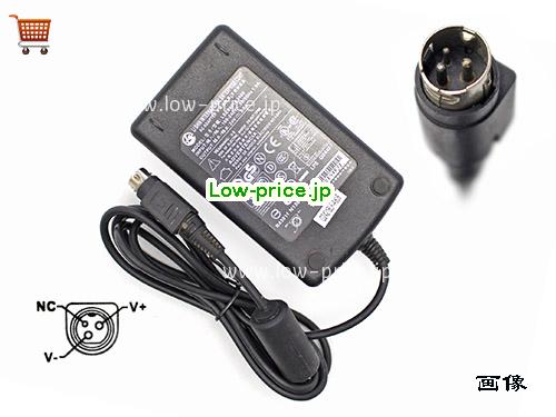 画像 1 LI SHIN LI SHIN LSE9901B2460 ACアダプター, 24V 2.5A LSE9901B2460 ラップトップACアダプター LS24V2.5A60W-3PIN 