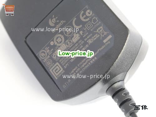 画像 3 LOGITECH LOGITECH 534-000245 ACアダプター, 18V 1A 534-000245 ラップトップACアダプター Logitech18V1A18W-5.5x2.5mm-US 