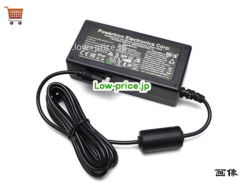 画像 2 POWERTRON POWERTRON 5606-0138-01 ACアダプター, 24V 2A 5606-0138-01 ラップトップACアダプター Powertron24V2A48W-5.5x2.5mm-Metal 