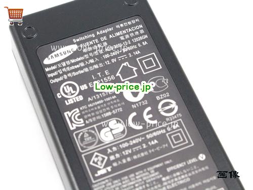 画像 3 SAMSUNG SAMSUNG ADS-30SI-12-2 12026GN ACアダプター, 12V 2.14A ADS-30SI-12-2 12026GN ラップトップACアダプター SAMSUNG12V2.14A26W-4pin 