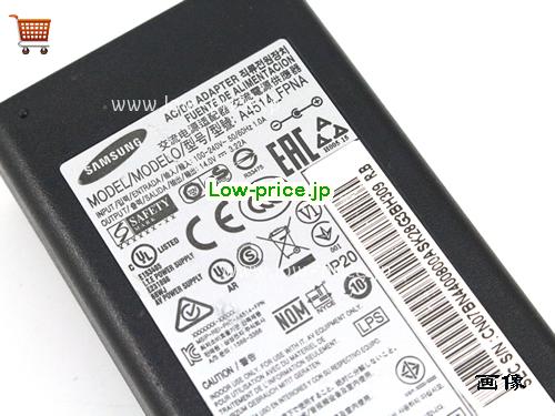 画像 3 SAMSUNG SAMSUNG A4514_DSM ACアダプター, 14V 3.22A A4514_DSM ラップトップACアダプター SAMSUNG14V3.22A45W-6.5x4.4mm 